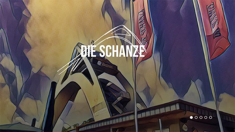 Die Schanze in Winterberg. Am Herrloh bei Klante Skiverleih Herrloh